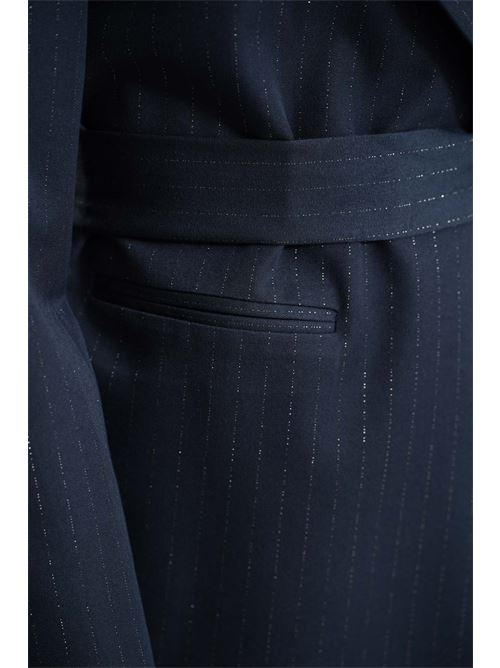 Giacca gessata federica erre | MYA 702BLU